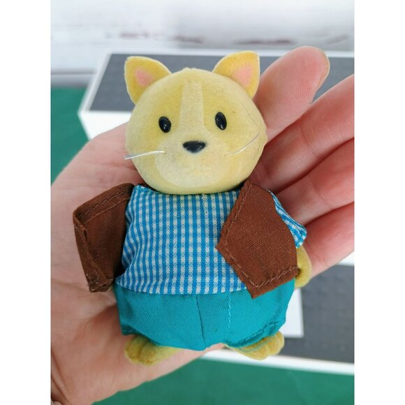 Li'l Woodzeez Whiskerelli Cat Family Set Baby kitten and Father daddy dad - Picture 6 of 7